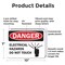 Signmission Electrical Hazards Do Not Touch Danger Sign, Plastic, 10in W x 7in L, 2PK OS-2PACK-DS-P-710-L-19342 - alternate 8
